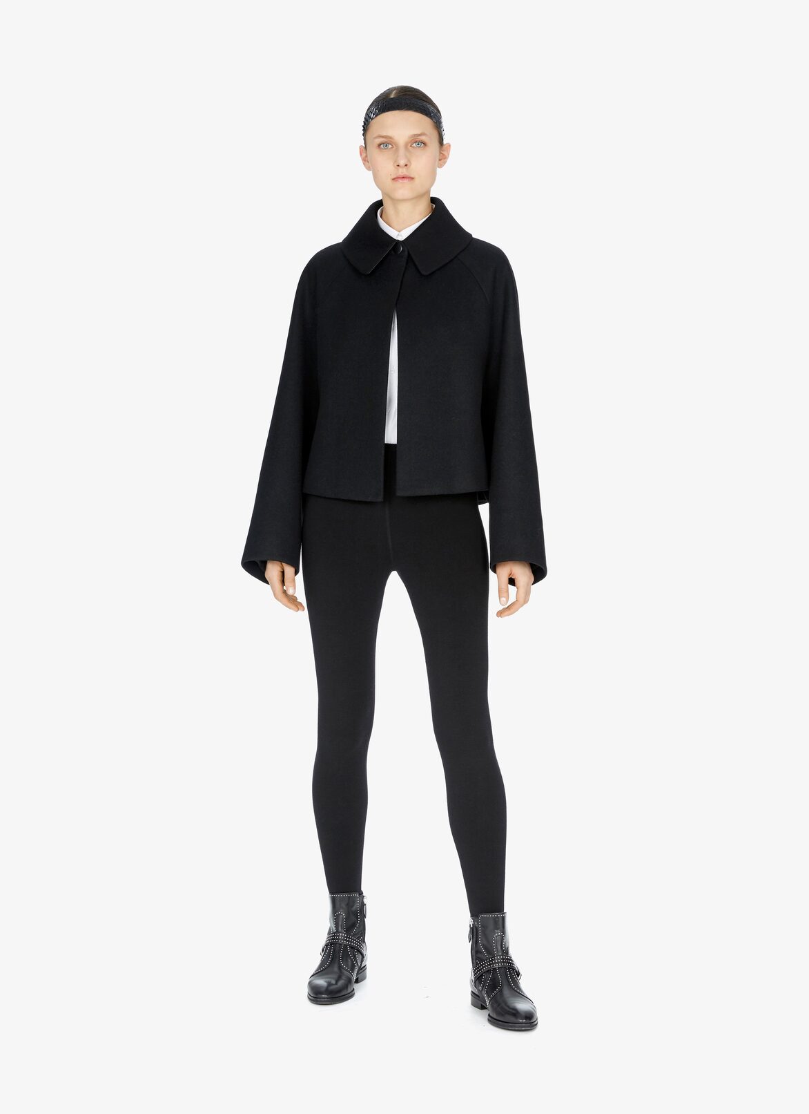 JACKET DRAP DOUBLE BLACK ALAÏA BLACK JACKET DRAP DOUBLE BLACK